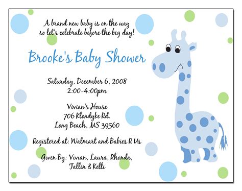 Get FREE Template When to Send Out Baby Shower Invitation | Baby shower ...