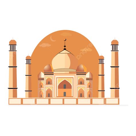 Taj Mahal Vector Png Taj Mahal India India Edificio Png Y Vector ...