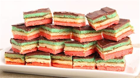 Italian Rainbow Cookies Recipe - Laura Vitale - Laura in the Kitchen ...