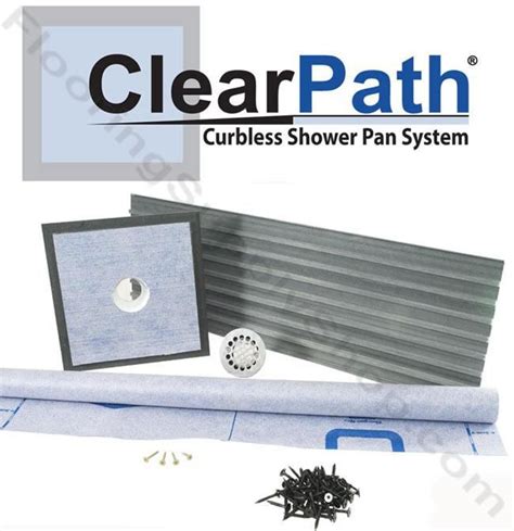 ClearPath Curbless Shower Pan System Complete Floor Kit for $999.58 on ...