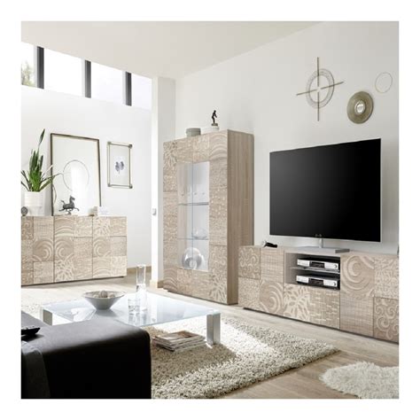 Set soggiorno Takao 3 rovere - Mobili soggiorno - Madie e contenitori