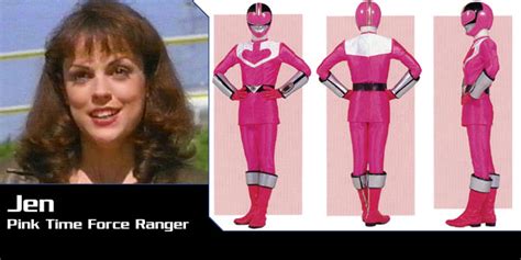 Jen Scotts, Pink Time Force Ranger - Power Rangers Time Force