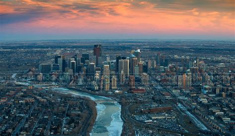 Aerial Photo | Calgary Skyline 2015