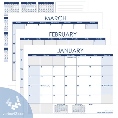 Excel Calendar Template for 2025 and Beyond