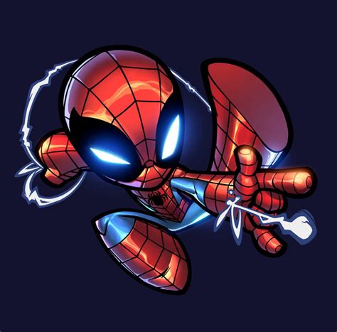 Chibi Spider-Man | Spiderman art, Chibi spiderman, Marvel spiderman art