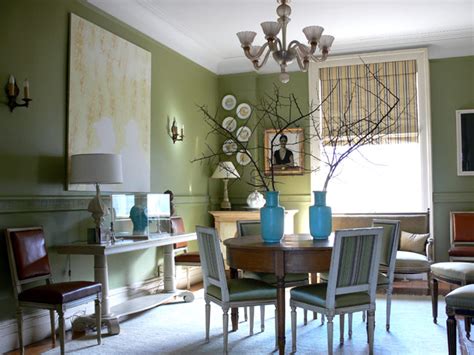 Green Dining Room - Interior Exterior Home Designs: Green Dining Room