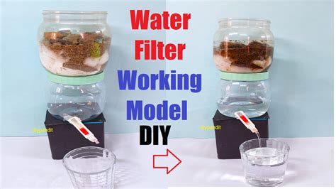 water purification (filter) working model science project – diy ...