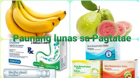 Paunang Lunas Sa Pagtatae o Diarrhea - YouTube