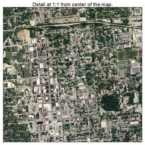 Aerial Photography Map of Bloomington, IN Indiana