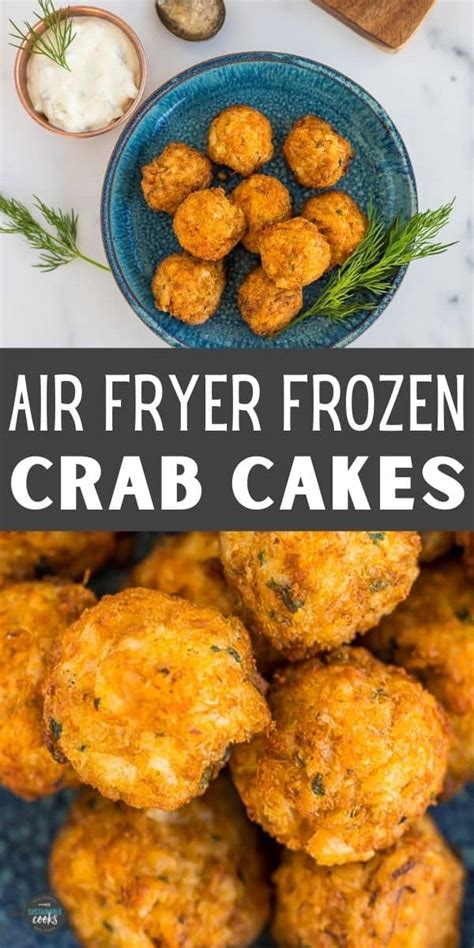 Frozen Crab Cakes in the Air Fryer - Sustainable Cooks