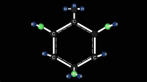 Stock video of trinitrotoluene molecule structure. molecular structure ...