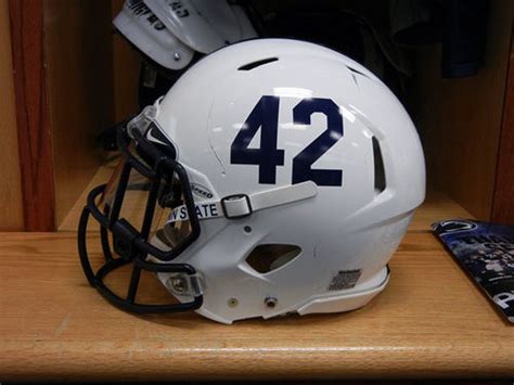 Penn State to wear No. 42 on helmets vs. Wisconsin in honor of Michael ...