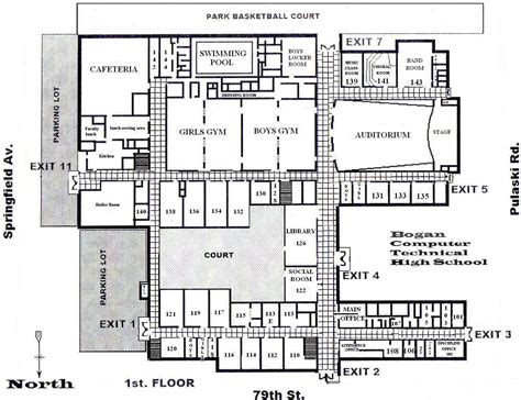 High School Building Floor Plans