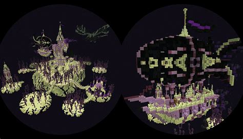 Minecraft End Cities Reimagined In Massive Player Build