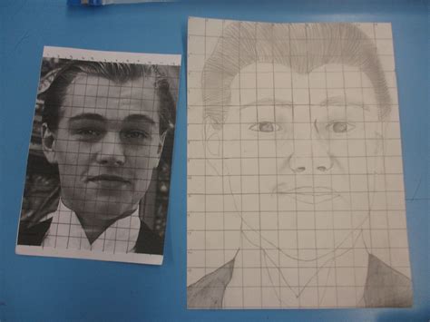 Tonal drawings of portraits using the grid method | Student art, Art ...