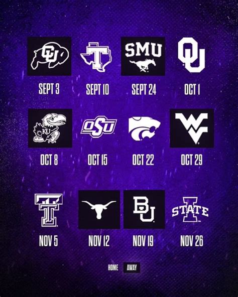 TCU Football: 2022 Schedule Announced - Sports Illustrated TCU Killer ...