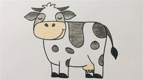 How To Draw A Very Simple Cow