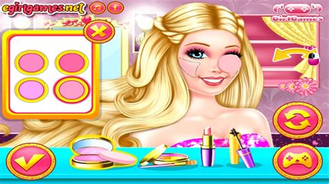 ♥ Trò chơi Barbie & Ken ♥ Chị bí đỏ Make up cho Barbie theo hai Style ...