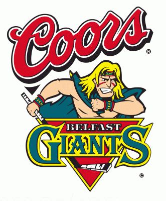 Belfast Giants hockey logo from 2007-08 at Hockeydb.com