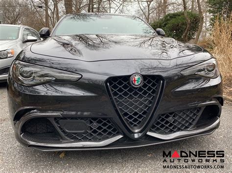 Alfa Romeo Giulia Carbon Fiber Front Bumper Flaps - Quadrifoglio ...