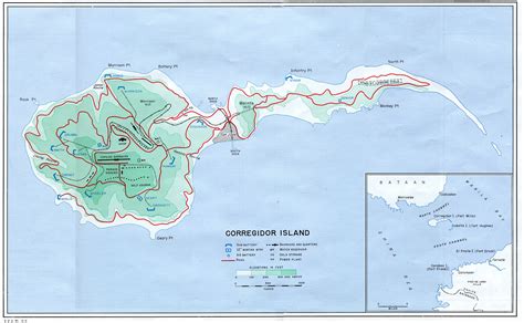 Corregidor Island Map - Corregidor Island • mappery