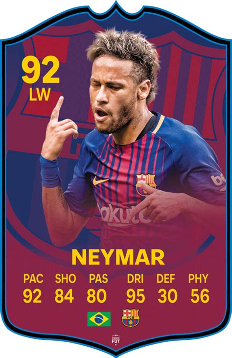 Neymar FCB FC24 pre-made card – CreateFUT