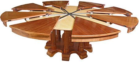 Expandable Round Dining Table Plans - WoodWorking Projects & Plans