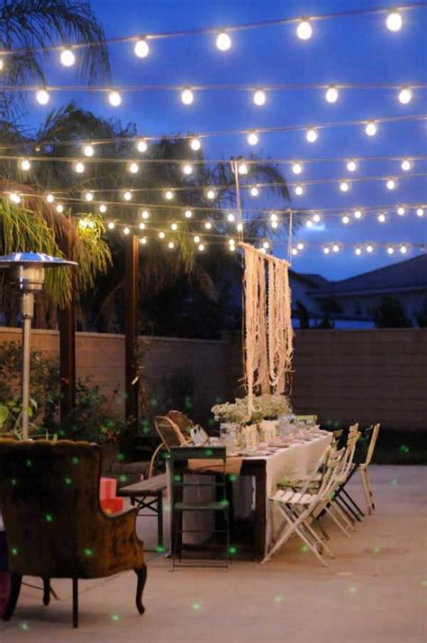 15 Amazing Yard and Patio String Lighting Ideas