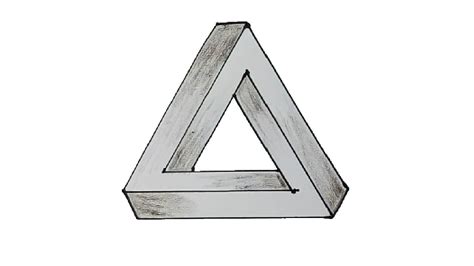 How To Make A 3d Triangle Drawing - Printable Templates Free