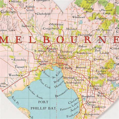 Melbourne on map - Melbourne world map (Australia)