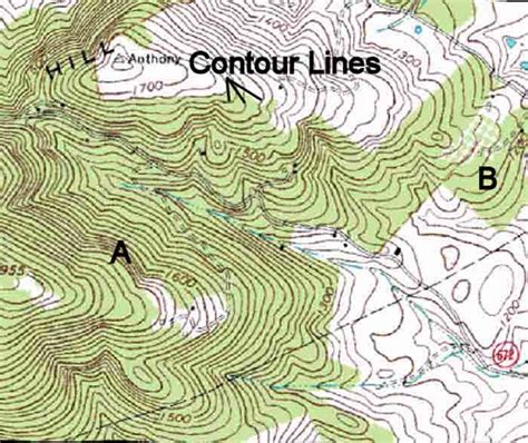 Contour Lines On A Map - Island Of Hawaii Map