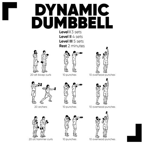 Printable Dumbbell Workout Plan