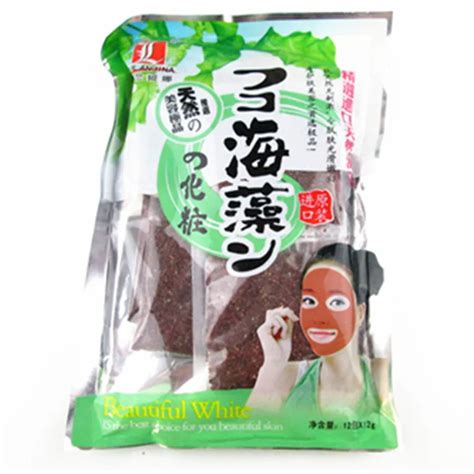 1bag 12pcs pure seaweed mask collagen mask seaweed face facial care ...