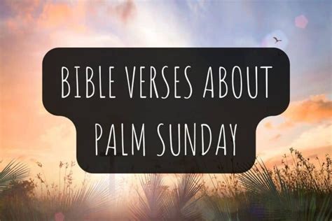 20 Popular Bible Verses About Palm Sunday - Jesus In The Every Day