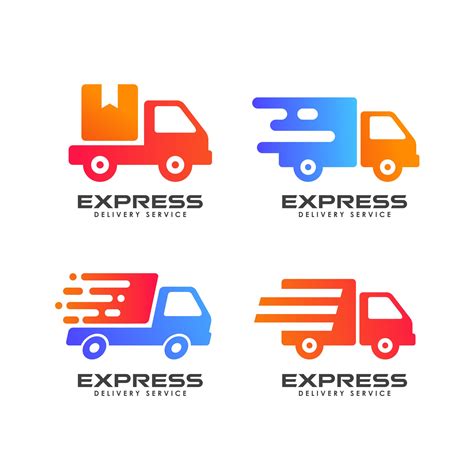 courier logo design template icon vector illustration 2506666 Vector ...