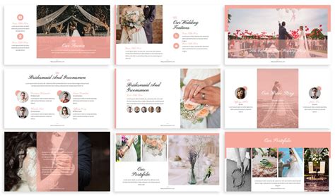 Love Bride Story - Wedding Powerpoint Template - Design Template Place