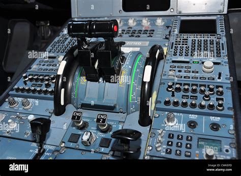 Airbus A320 Cockpit Stock Photo, Royalty Free Image: 50215829 - Alamy