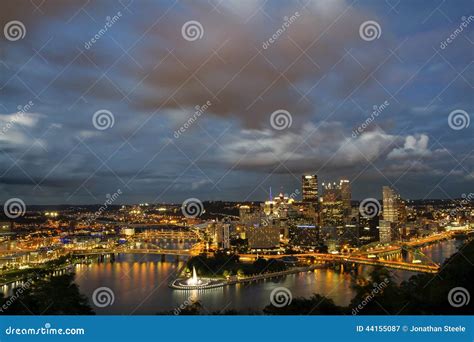 Pittsburgh Skyline stock image. Image of ohio, architecture - 44155087