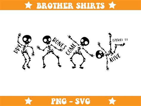 Dry Bones Come Alive Relaxed PNG, Funny Skeleton Dancing SVG, Relaxed ...