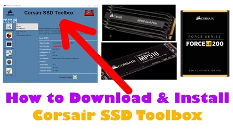 How to Download and Install Corsair SSD Toolbox (Quick Method) - YouTube