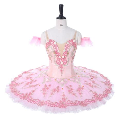 Adult Professional Ballet Tutus Cream Pink Platter Performance Fairy ...