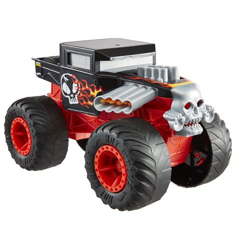 Hot Wheels Monster Trucks 1:24 Bone Shaker Vehicle - Walmart.com ...