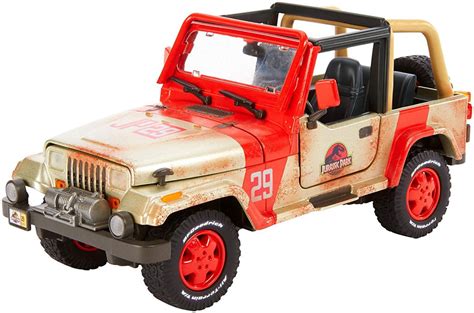 matchbox jurassic world jeep wrangler, 1:18 scale - Walmart.com ...