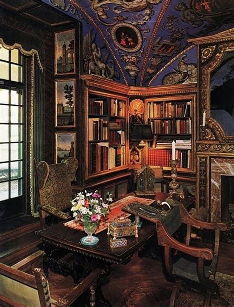 23 Gorgeous Gothic Home Office And Library Décor Ideas - DigsDigs