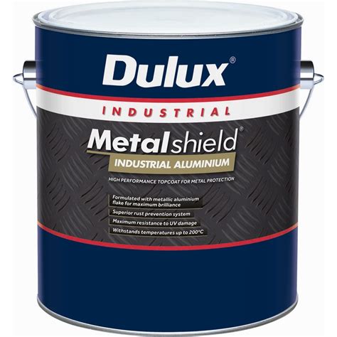 Dulux Metalshield Premium Industrial 1L Aluminium Topcoat Paint