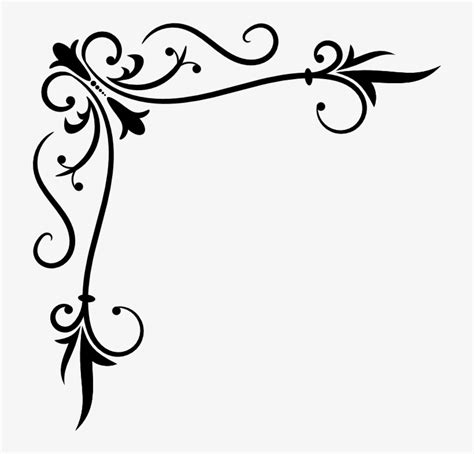 Scroll Border Design Clip Art Corner Scroll Borders Clipart Clipart ...