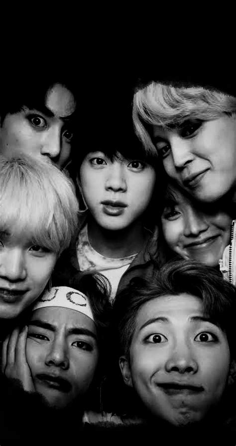 1366x768px, 720P free download | BTS, black, black and white, boyband ...