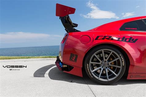 Red Rocket Bunny Nissan GT-R with VFS-1 Vossen Wheels - GTspirit