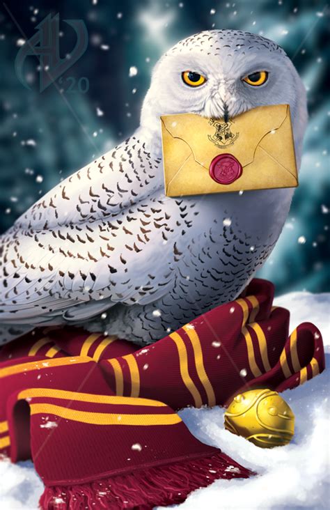 Hedwig by Atropicus on DeviantArt | Pintura do harry potter, Coruja do ...