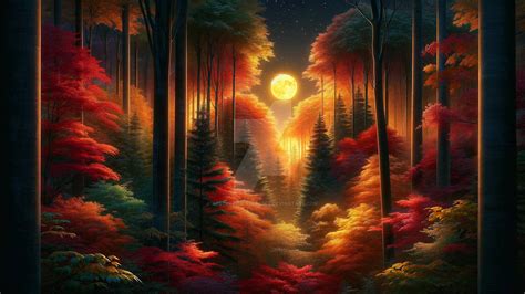 Autumn Forest at Dusk 7 by AestheticWallpaper on DeviantArt